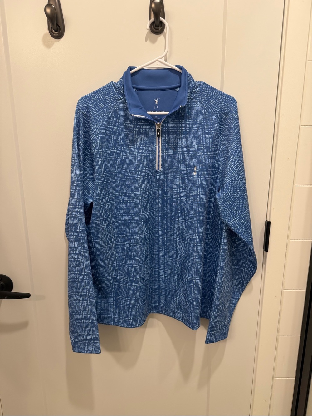 Fairway & Greene Blue Men's Quarter-Zip Pullover Sweater
